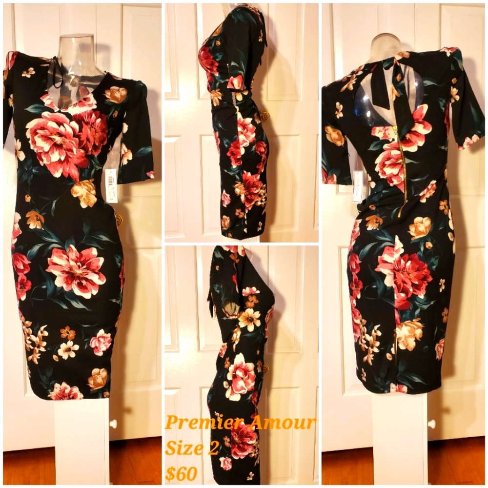 Premier amour size 2 floral dress